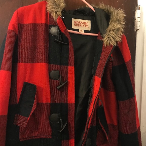 Mossimo Supply Co. Other - Mossimo Supply Co: red flannel winter jacket